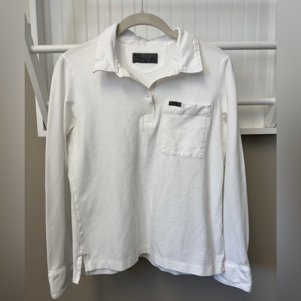 FIGS Technical Pique - slim longsleeve polo